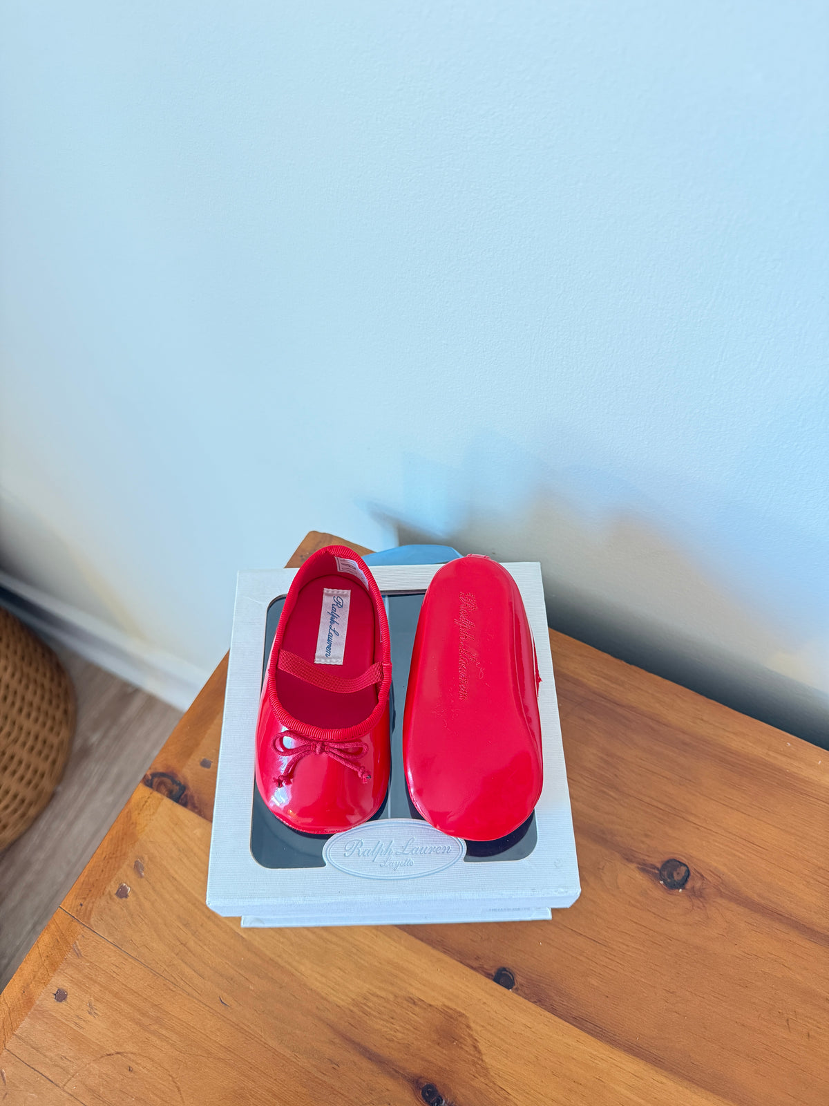 Vintage Ralph Lauren Patent Ballet Flats (3)