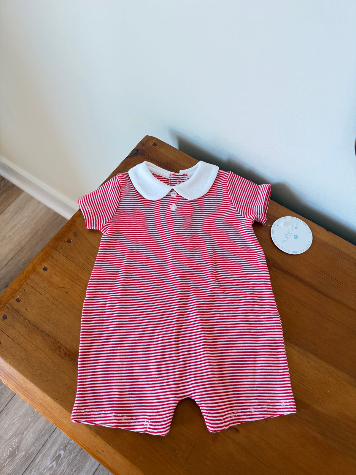 Vintage Peter Pan Soft Cotton Romper (3M)