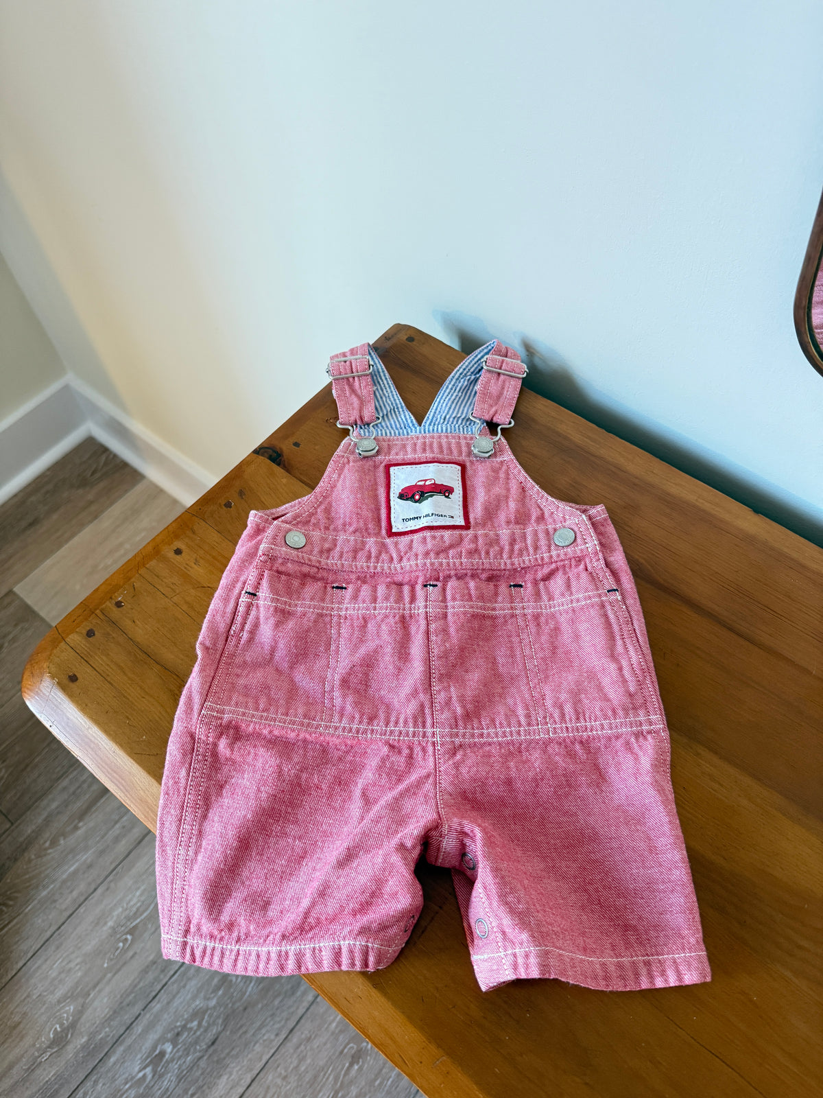 Vintage Tommy Hilfiger Denim Truck Short Overalls
