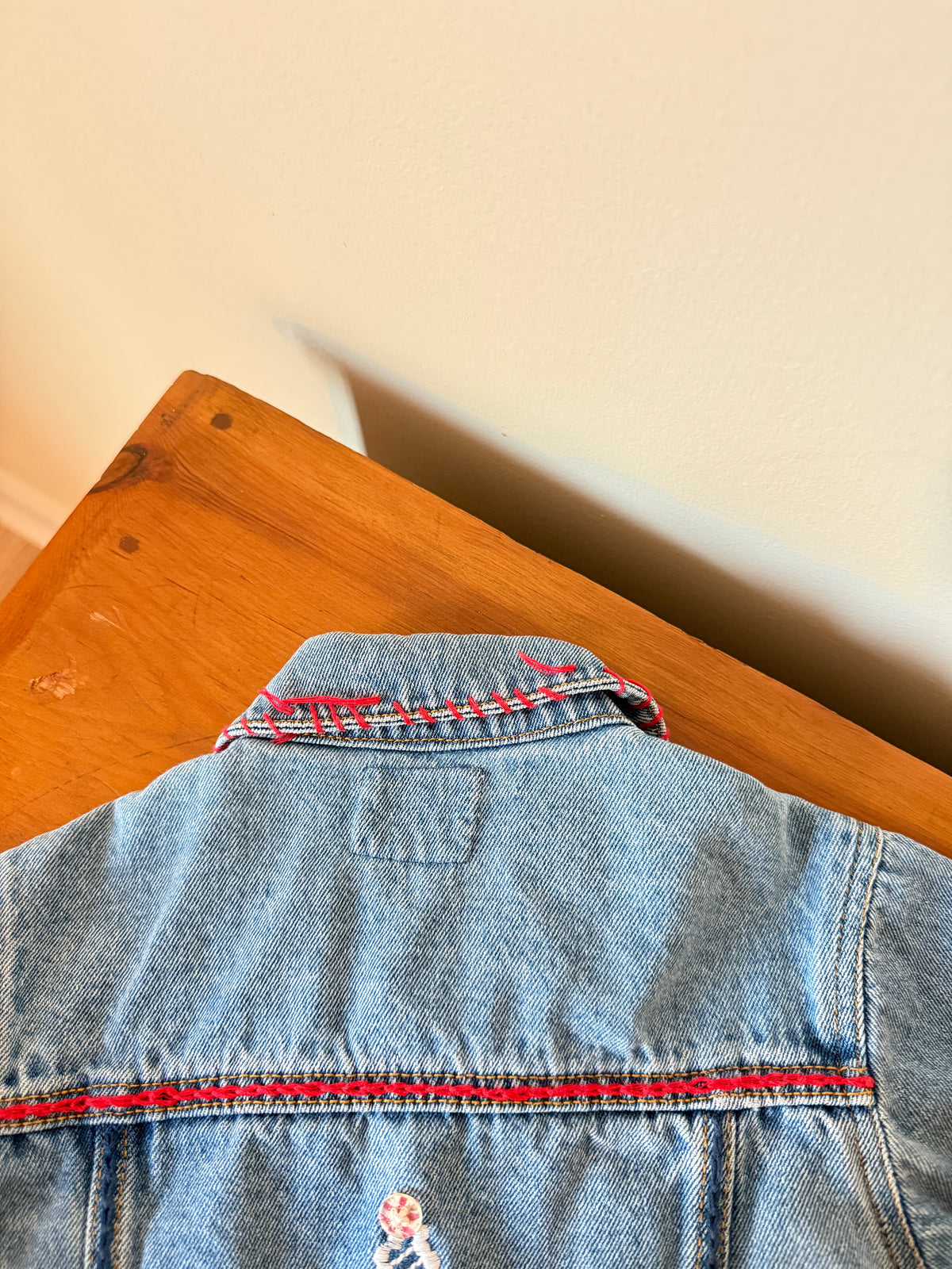 Vintage 1996 Gap Embroidered Denim Jacket