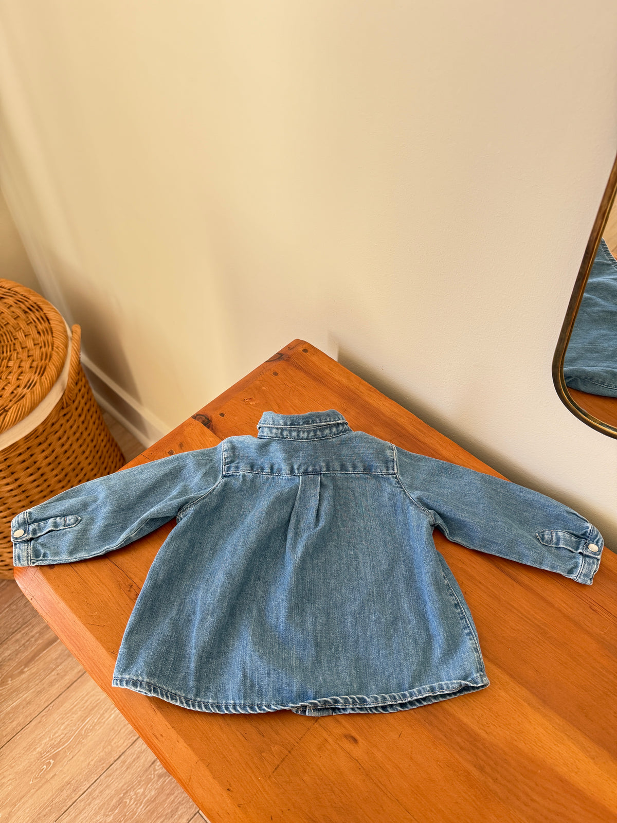 Vintage Bonpoint Denim Shirt (6M)