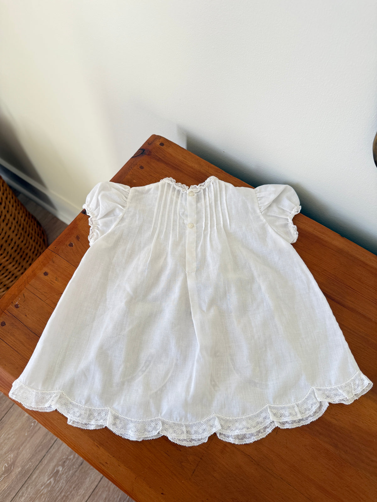 Vintage Feltman Brothers Embroidered Dress (3-6M)