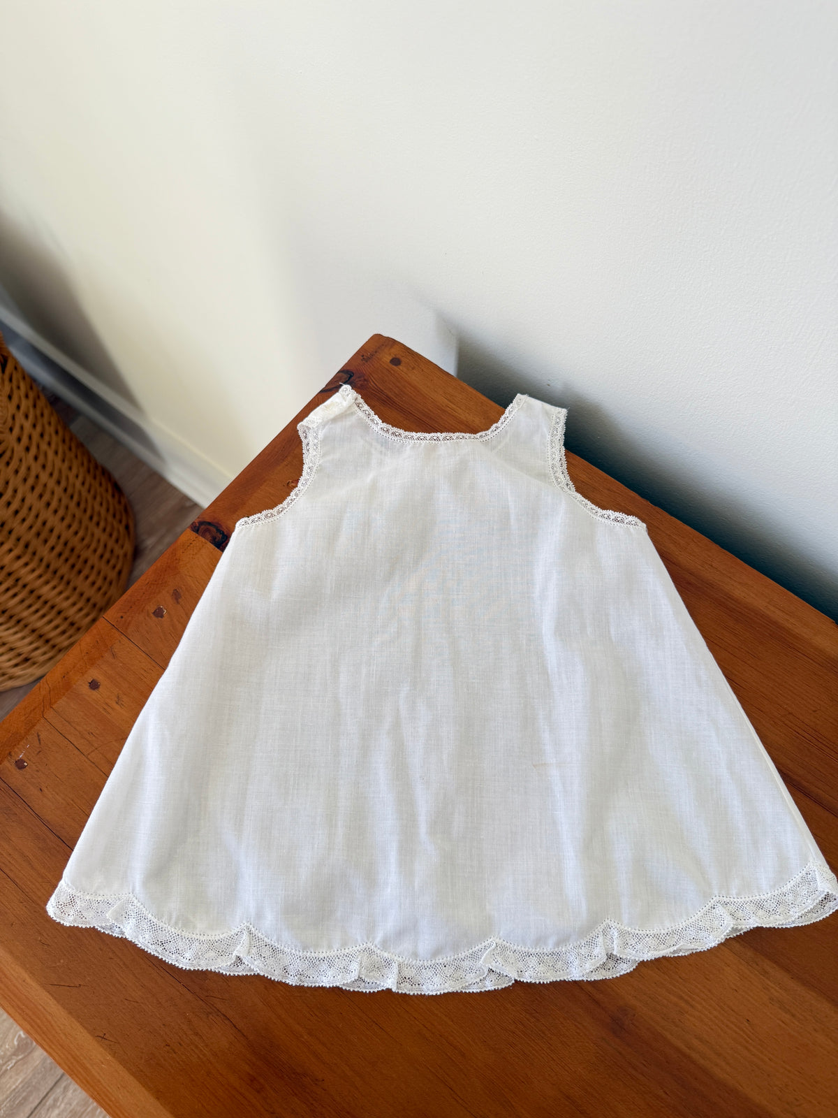 Vintage Feltman Brothers Embroidered Tank Dress (3-6M)