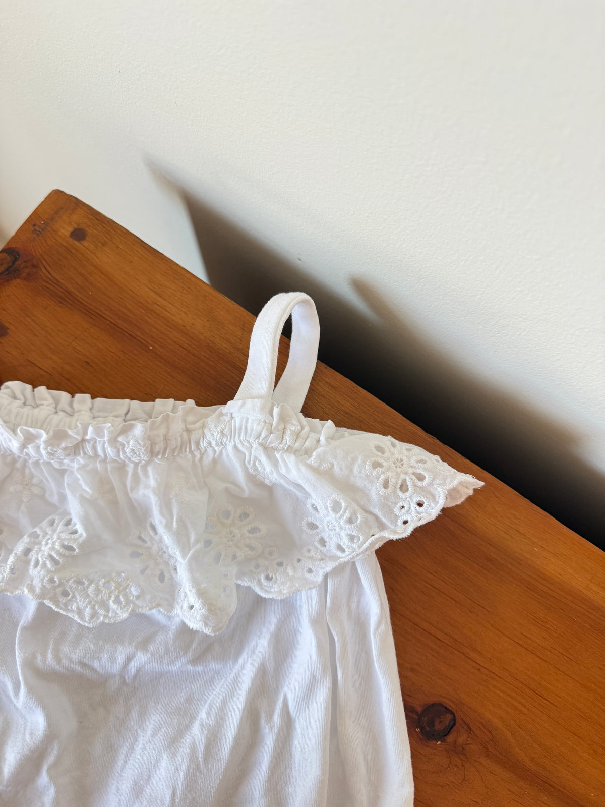 Vintage Ralph Lauren Eyelet Romper (6M)