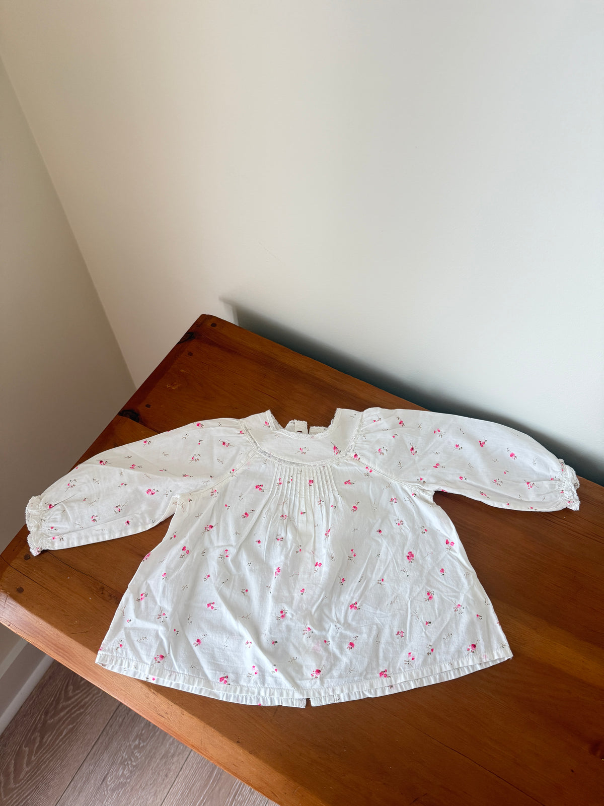 Vintage Bonpoint Floral Blouse (6M)